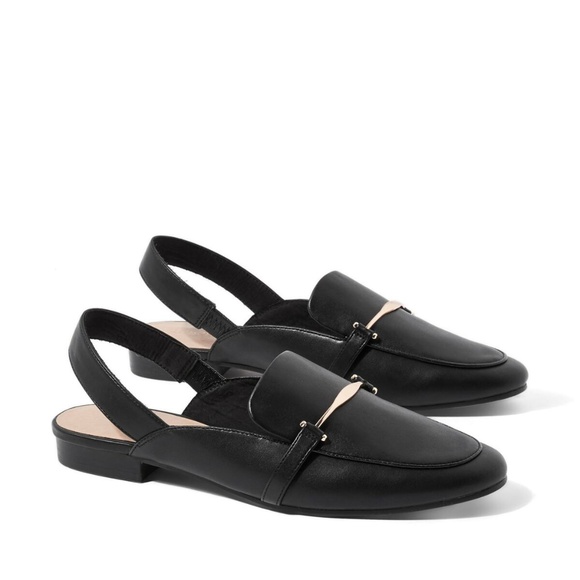 TOPSHOP Lemonade Slingback black Loafers Flats - Picture 1 of 4